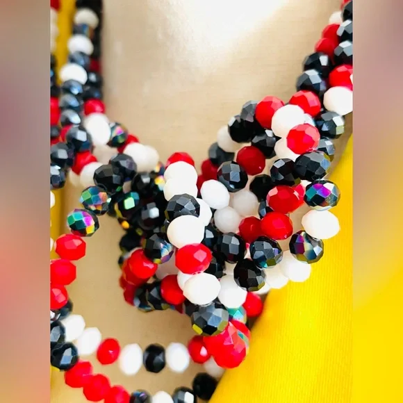 Sassy Jones Malia Glass Sparkler – Symphony Necklace - Picture 2 of 4